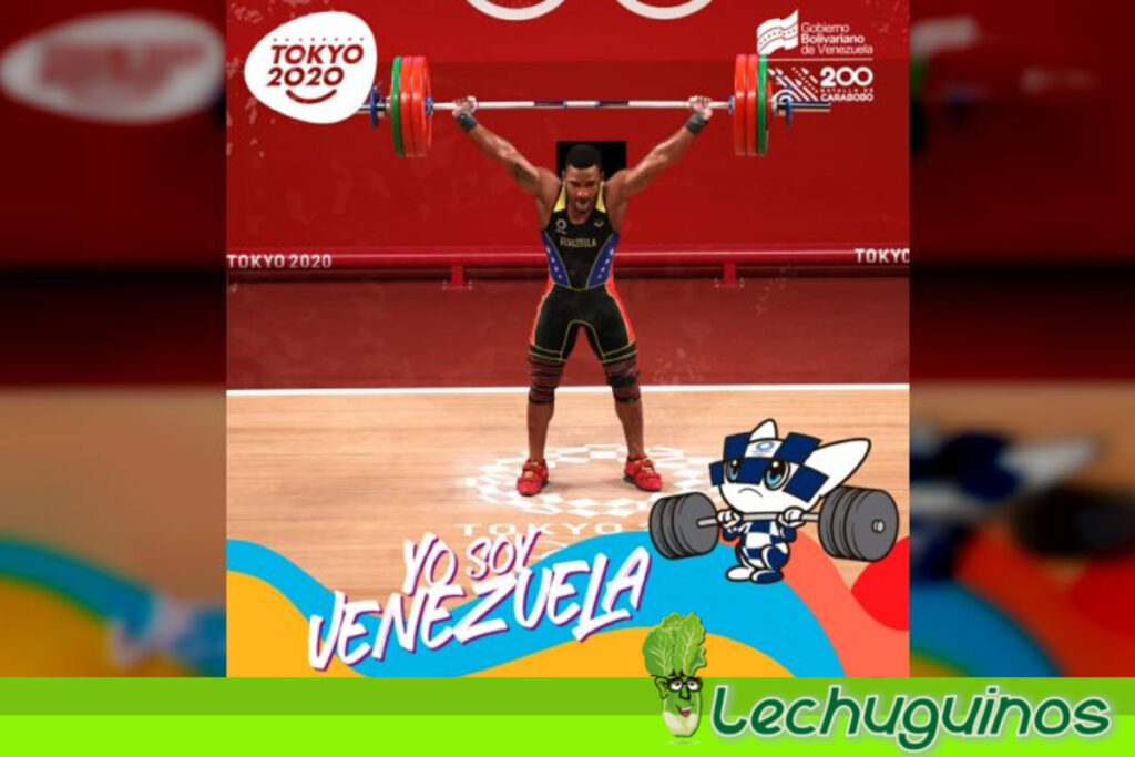 Pesista Julio Mayora se alzó con la medalla de plata en Juego Olímpicos de Tokio