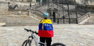 Vea la costosa bicicleta que utiliza Lilian Tintori en España