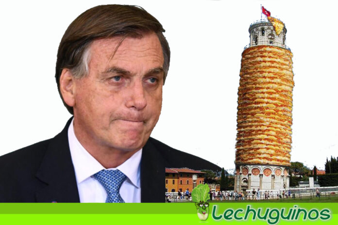 Bolsonaro cree que el monumento italiano Torre de Pisa se llama “Torre de Pizza”