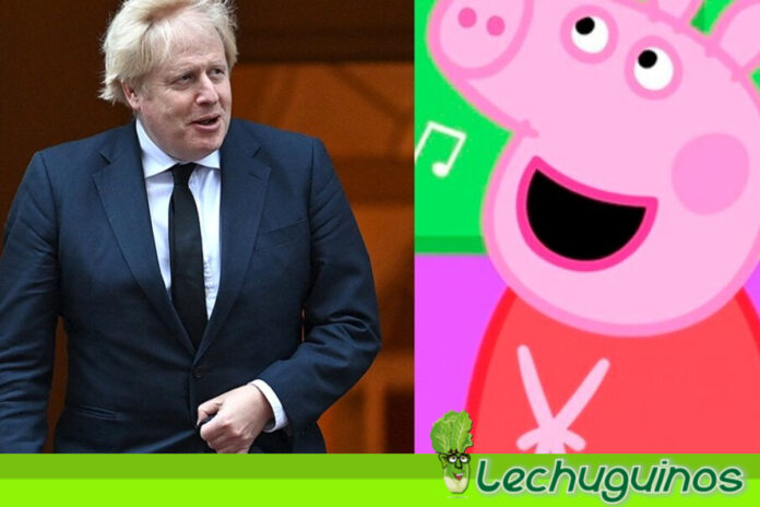 Boris Johnson perdió el hilo de un discurso y terminó hablando de Peppa Pig