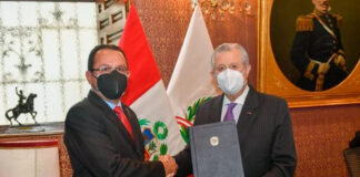 Embajador de Venezuela en Perú presentó sus cartas credenciales en Lima