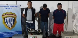 Capturados 3 colombianos por atentar contra el Sistema Eléctrico Nacional en Táchira