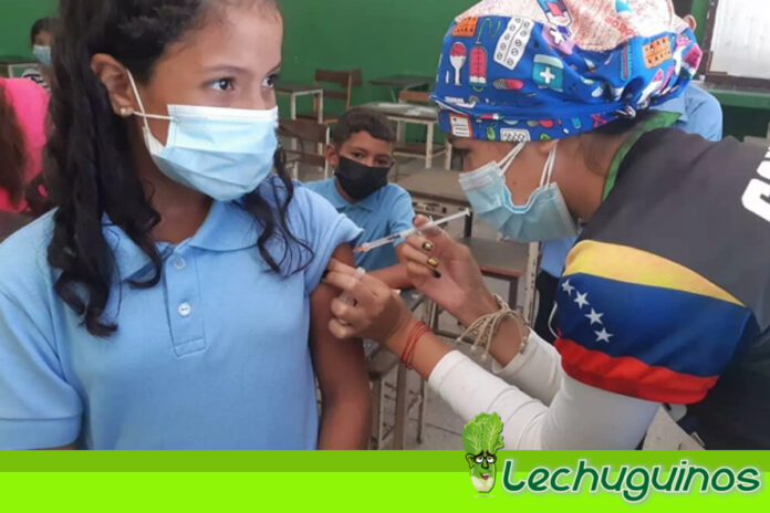 Sesenta por ciento de niñas y niños de Venezuela ya están vacunados contra la COVID-19
