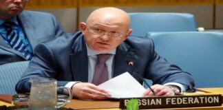 Vasili Nebenzia, representante permanente de Rusia ante la ONU