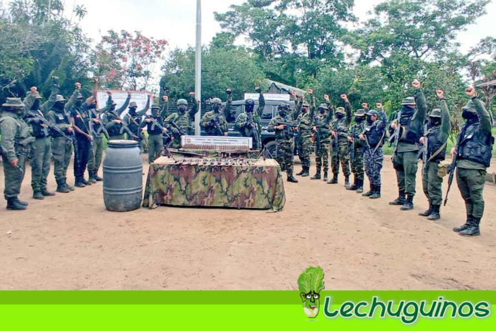 Desmantelan parque de armas de grupos armados colombianos