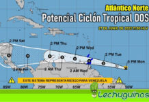 Inameh emitió alerta ante potencial ciclón tropical sobre costas venezolanas
