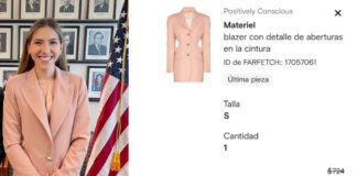 La mujer de Guaidó se fue a EEUU y lució una chaqueta valorada en más de 600 dólares