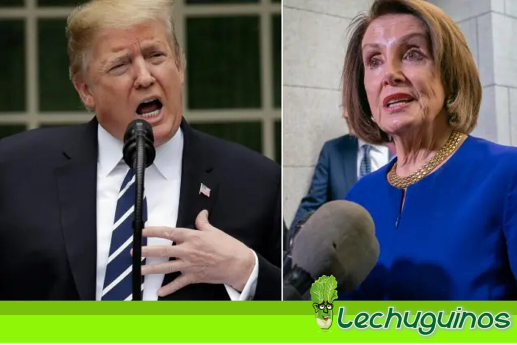 Trump llama loca a Pelosi y se anota como candidato presidencial